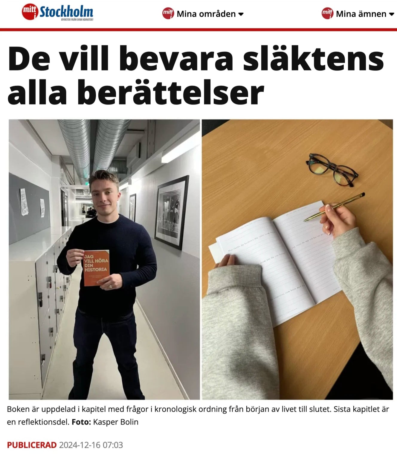 Din Historia UF mitt i Stockholm 